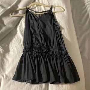 Tahari grey tank top